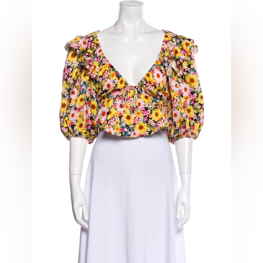 For Love And Lemons Glenn Crop Top Size Small NWT - Picture 12 of 12